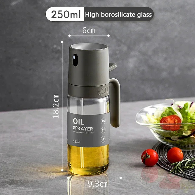 Glazen Olie Spray voor Airfryer & Keuken – Gezond Doseren Zonder Knoeien