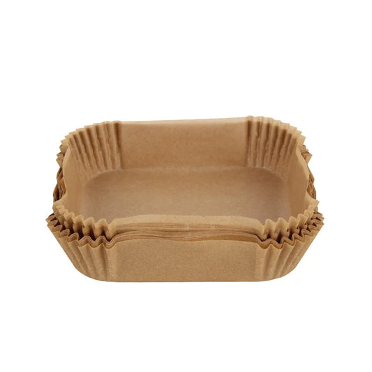 Wegwerp Airfryer Bakpapier (50 stuks) – Minder Vet, Minder Schoonmaak