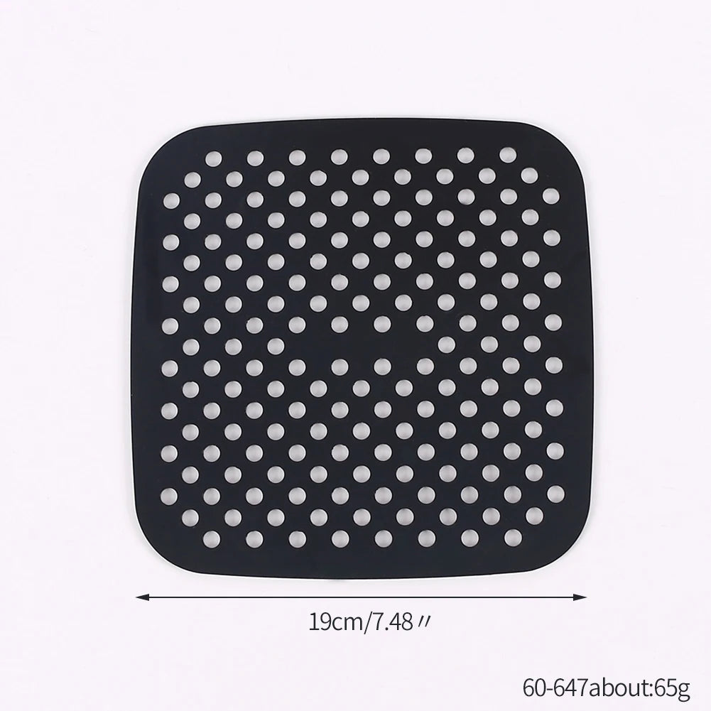 Siliconen Airfryer Mat – Geen Aankoeken & Supersnel Schoon