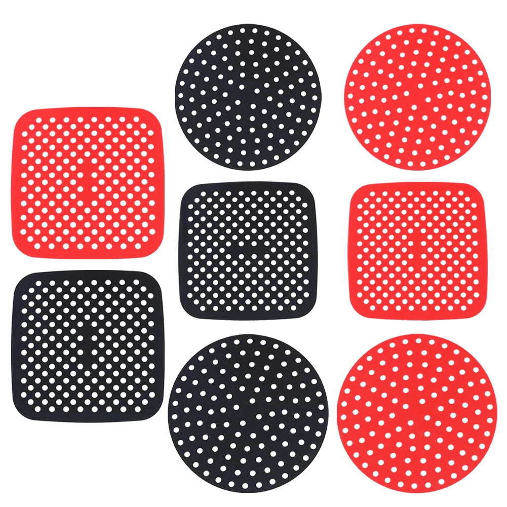 Siliconen Airfryer Mat – Geen Aankoeken & Supersnel Schoon