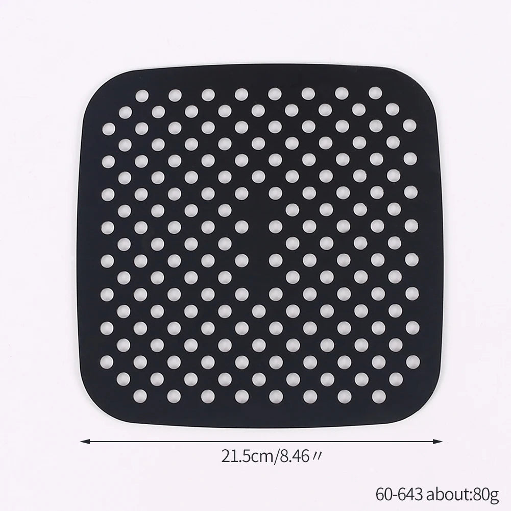 Siliconen Airfryer Mat – Geen Aankoeken & Supersnel Schoon