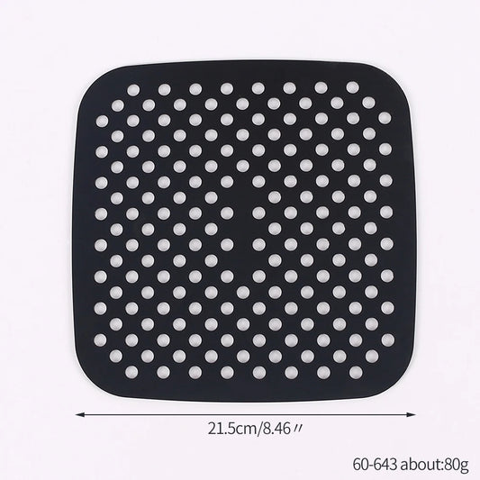 Siliconen Airfryer Mat – Geen Aankoeken & Supersnel Schoon
